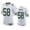 Isaiah McDuffie Green Bay Packers White Vapor Limited Jersey 3 isaiah mcduffie packers white vapor jersey