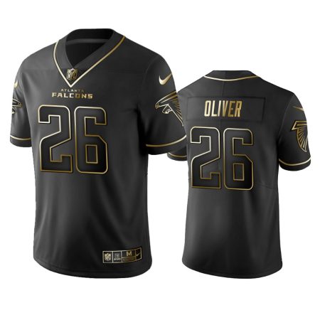 Isaiah Oliver Falcons Black Golden Edition Vapor Untouchable Limited Jersey