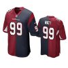 Arizona Cardinals J.J. Watt Cardinal Navy Split Game Jersey 3 j.j. watt cardinals cardinal navy split game jersey