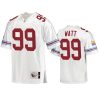 Arizona Cardinals J.J. Watt 2000 White Gridiron Classics Legacy Jersey 2 j.j. watt cardinals white gridiron classics legacy jersey