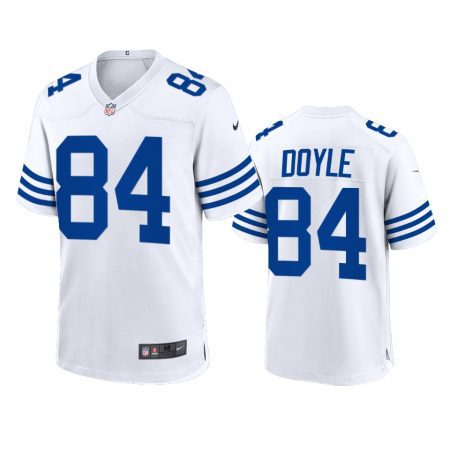 Indianapolis Colts Jack Doyle 2021 White Throwback Game Jersey