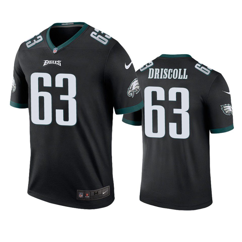 Philadelphia Eagles Jack Driscoll Black Legend Jersey 1 jack driscoll eagles black legend jersey