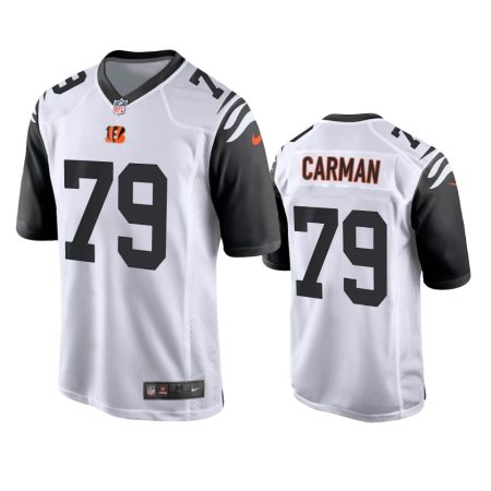 Cincinnati Bengals Jackson Carman White Alternate Game Jersey