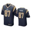 Los Angeles Rams Jacob Harris Navy Game Jersey 3 jacob harris rams navy game jersey