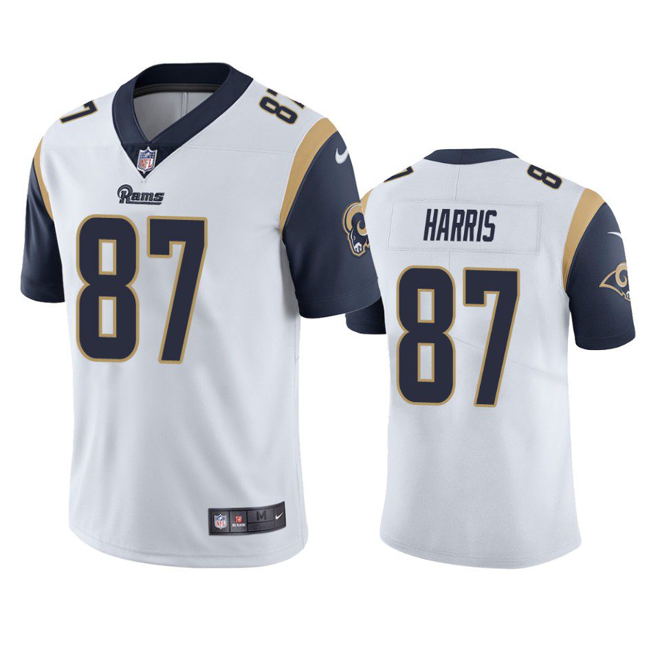 Jacob Harris Los Angeles Rams White Vapor Limited Jersey 1 jacob harris rams white vapor jersey