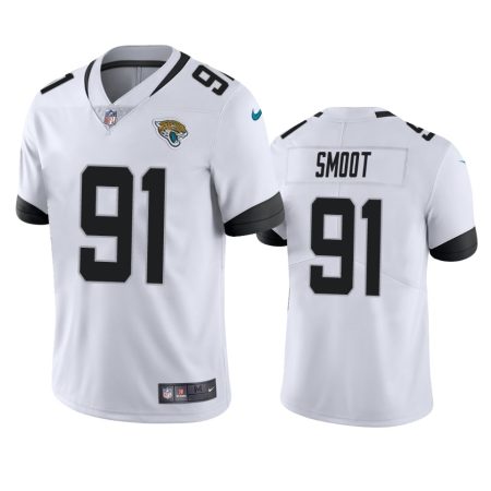 Jacksonville Jaguars Dawuane Smoot White Vapor Limited Jersey