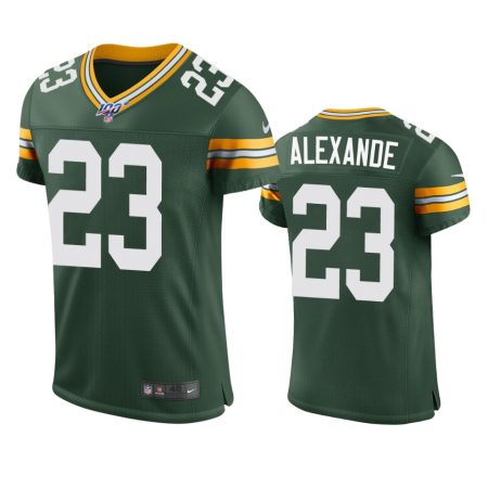 Green Bay Packers Jaire Alexander Green 100th Season Vapor Elite Jersey