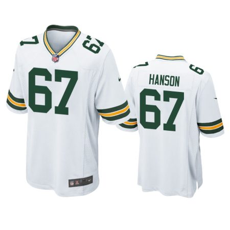 Green Bay Packers Jake Hanson White Game Jersey