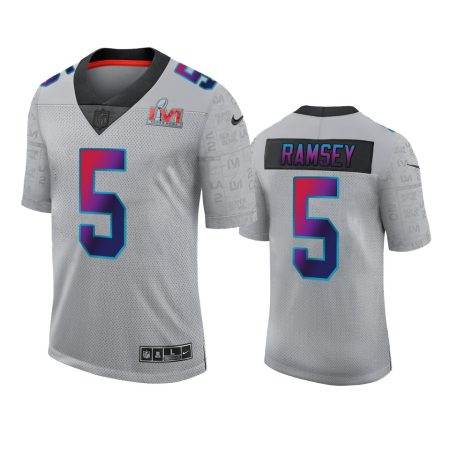 Los Angeles Rams Jalen Ramsey Gray Super Bowl LVI Limited Jersey