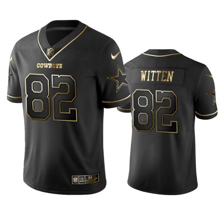 NFL 100 Commercial Jason Witten Dallas Cowboys Black Golden Edition Vapor Untouchable Limited Jersey - Men's