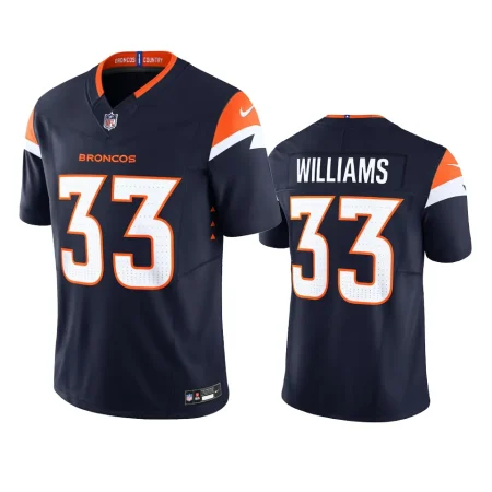 Denver Broncos Javonte Williams Navy 2024 Alternate Vapor F.U.S.E. Limited Jersey - Men