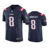 Color Rush Limited New England Patriots Ja'Whaun Bentley Navy Jersey 2 jawhaun bentley patriots color rush limited navy jersey