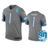Detroit Lions Jeff Okudah Steel 90th Season Legend Jersey 2 jeff okudah lions steel 90th season legend jersey