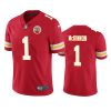 Jerick McKinnon Kansas City Chiefs Red Vapor Limited Jersey 3 jerick mckinnon chiefs red vapor jersey