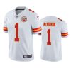 Jerick McKinnon Kansas City Chiefs White Vapor Limited Jersey 3 jerick mckinnon chiefs white vapor jersey