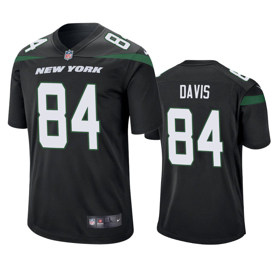 New York Jets Corey Davis Black Game Jersey 1 jets corey davis black game jersey