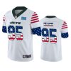 Quinnen Williams New York Jets White Independence Day Stars & Stripes Jersey 2 jets quinnen williams white independence day vapor jersey