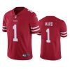 jimmie ward 49ers scarlet vapor jersey