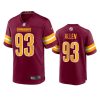 Washington Commanders Jonathan Allen Burgundy Game Jersey 2 jonathan allen commanders burgundy game jersey