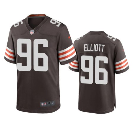 Cleveland Browns Jordan Elliott Brown Game Jersey