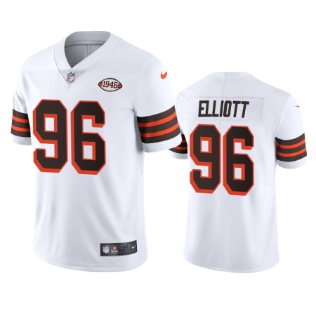 Cleveland Browns Jordan Elliott White 1946 Collection Alternate Vapor Limited Jersey - Men's
