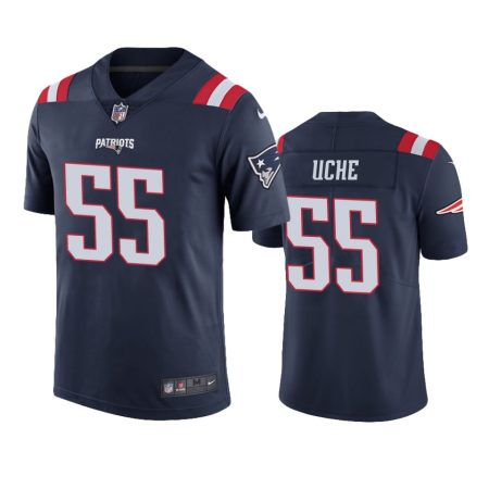 Color Rush Limited New England Patriots Josh Uche Navy Jersey
