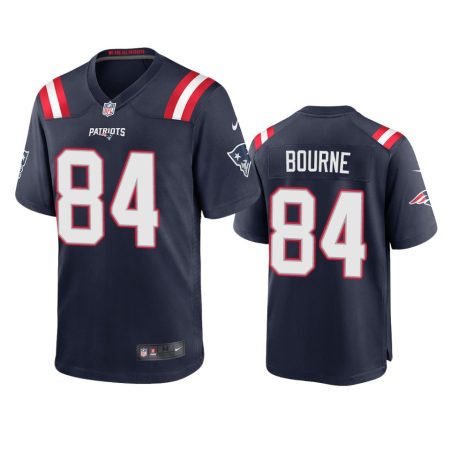 New England Patriots Kendrick Bourne Navy Game Jersey