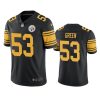 Color Rush Limited Pittsburgh Steelers Kendrick Green Black Jersey 2 kendrick green steelers color rush limited black jersey