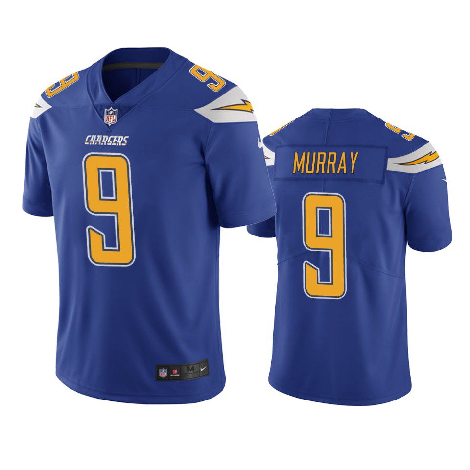 Color Rush Limited Los Angeles Chargers Kenneth Murray Royal Jersey 1 kenneth murray chargers color rush limited royal jersey