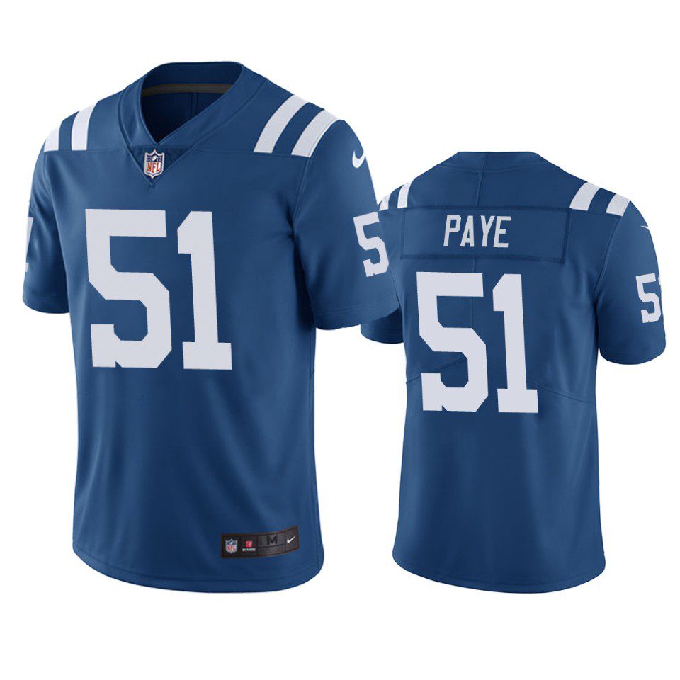 Color Rush Limited Indianapolis Colts Kwity Paye Royal Jersey 1 kwity paye colts color rush limited royal jersey
