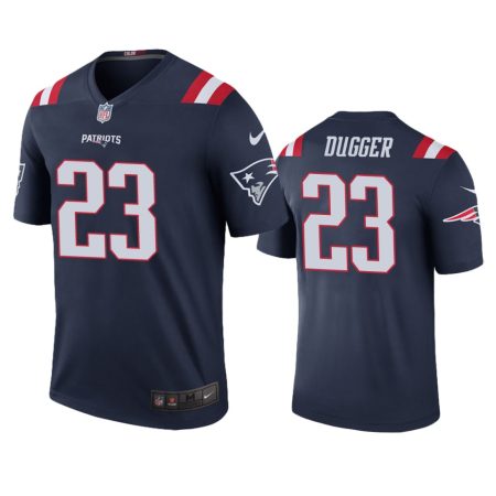 New England Patriots Kyle Dugger Navy Color Rush Legend Jersey