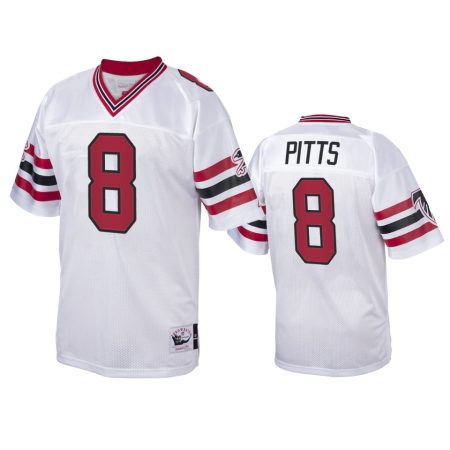 Atlanta Falcons Kyle Pitts 1989 White Authentic Throwback Jersey