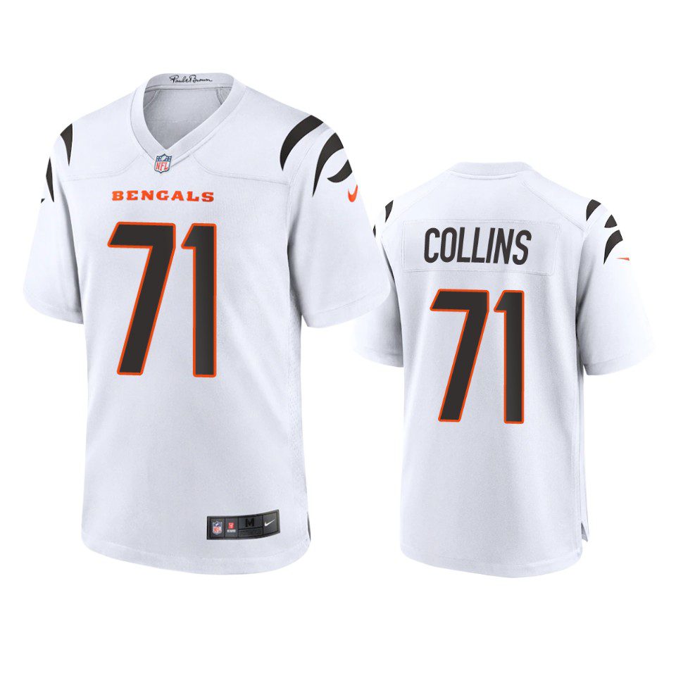 Cincinnati Bengals La'el Collins White Game Jersey 1 lael collins bengals white game jersey