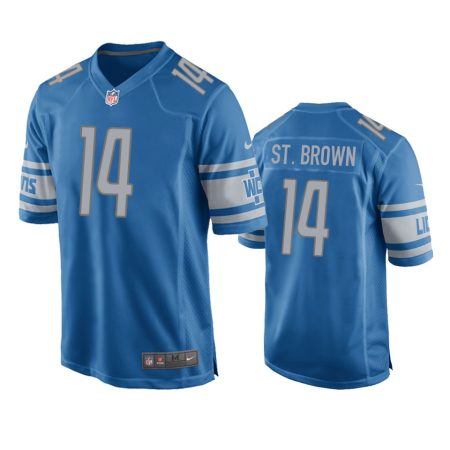 Detroit Lions Amon-Ra St. Brown Blue Game Jersey