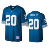 Barry Sanders Detroit Lions Mitchell & Ness Blue Vintage Replica Jersey 2 lions barry sanders blue vintage replica retired player jersey