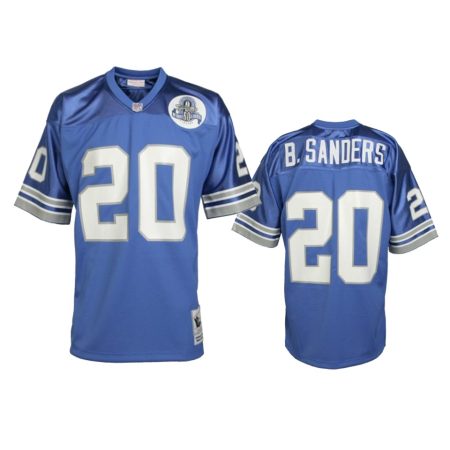 Barry Sanders Detroit Lions Mitchell & Ness Light Blue Authentic Throwback Jersey
