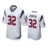 Houston Texans Lonnie Johnson White Game Jersey 3 lonnie johnson texans white game jersey
