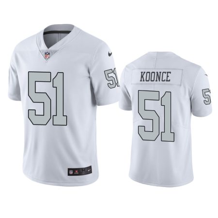 Color Rush Limited Las Vegas Raiders Malcolm Koonce White Jersey