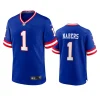 New York Giants Malik Nabers Royal 2024 NFL Draft Jersey 3 malik nabers giants 2024 nfl draft royal jersey