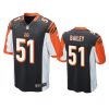 Cincinnati Bengals Markus Bailey Black Game Jersey 2 markus bailey bengals black game jersey