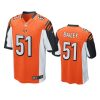 Cincinnati Bengals Markus Bailey Orange Game Jersey 3 markus bailey bengals orange game jersey
