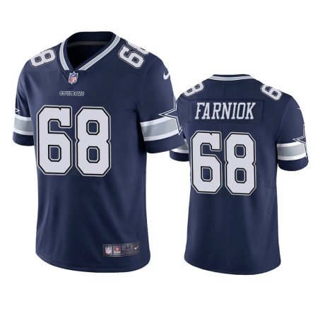 Matt Farniok Dallas Cowboys Navy Vapor Limited Jersey