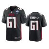 Atlanta Falcons Matt Hennessy Balck 2021 London Games Patch Game Jersey 3 matt hennessy falcons balck 2021 london games patch game jersey