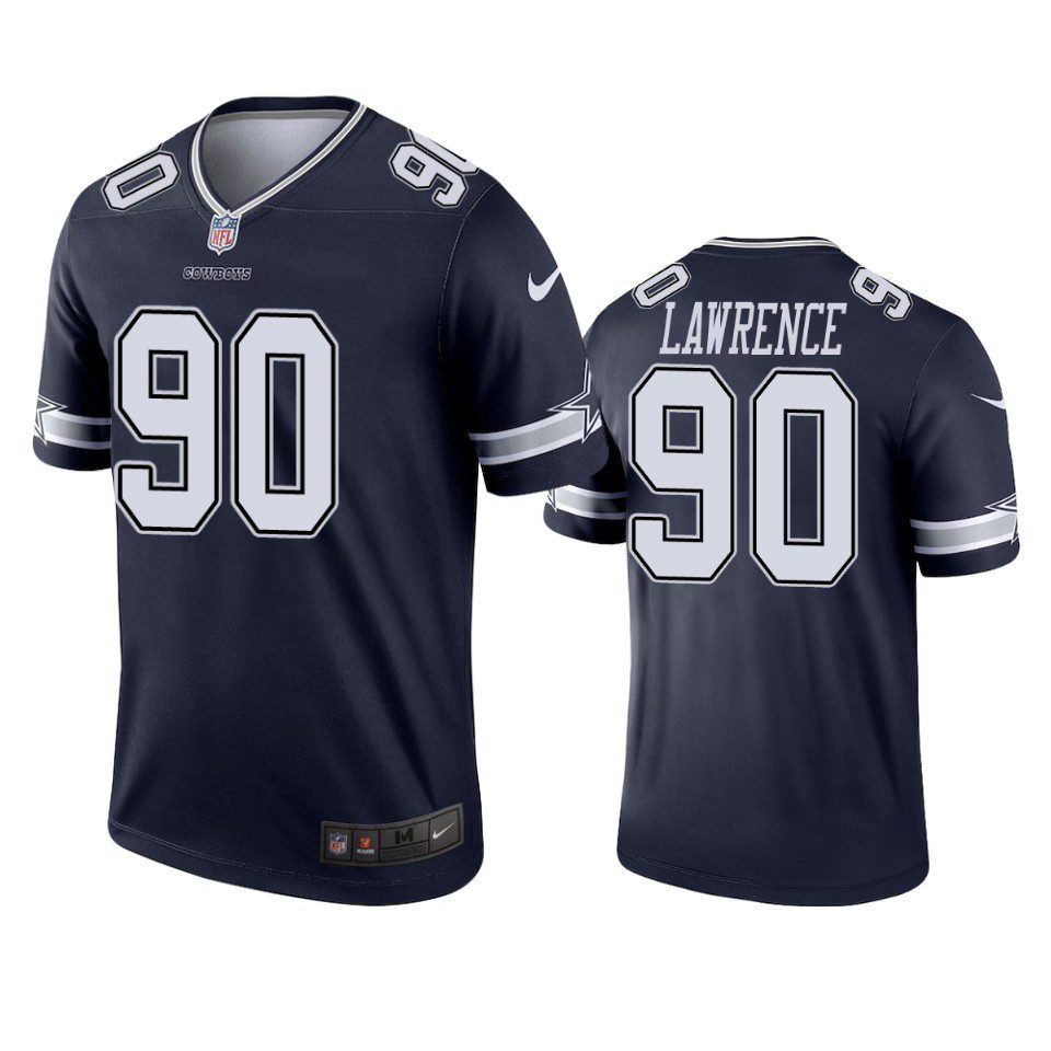 Dallas Cowboys #90 DeMarcus Lawrence Navy Legend Jersey - Men 1 men cowboys demarcus lawrence navy legend jersey