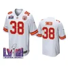 Super Bowl LVIII Kansas City Chiefs L'Jarius Sneed White Game Jersey Men 2 men ljarius sneed white super bowl lviii game jersey