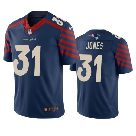 New England Patriots Jonathan Jones Navy Nike City Edition Jersey - Men