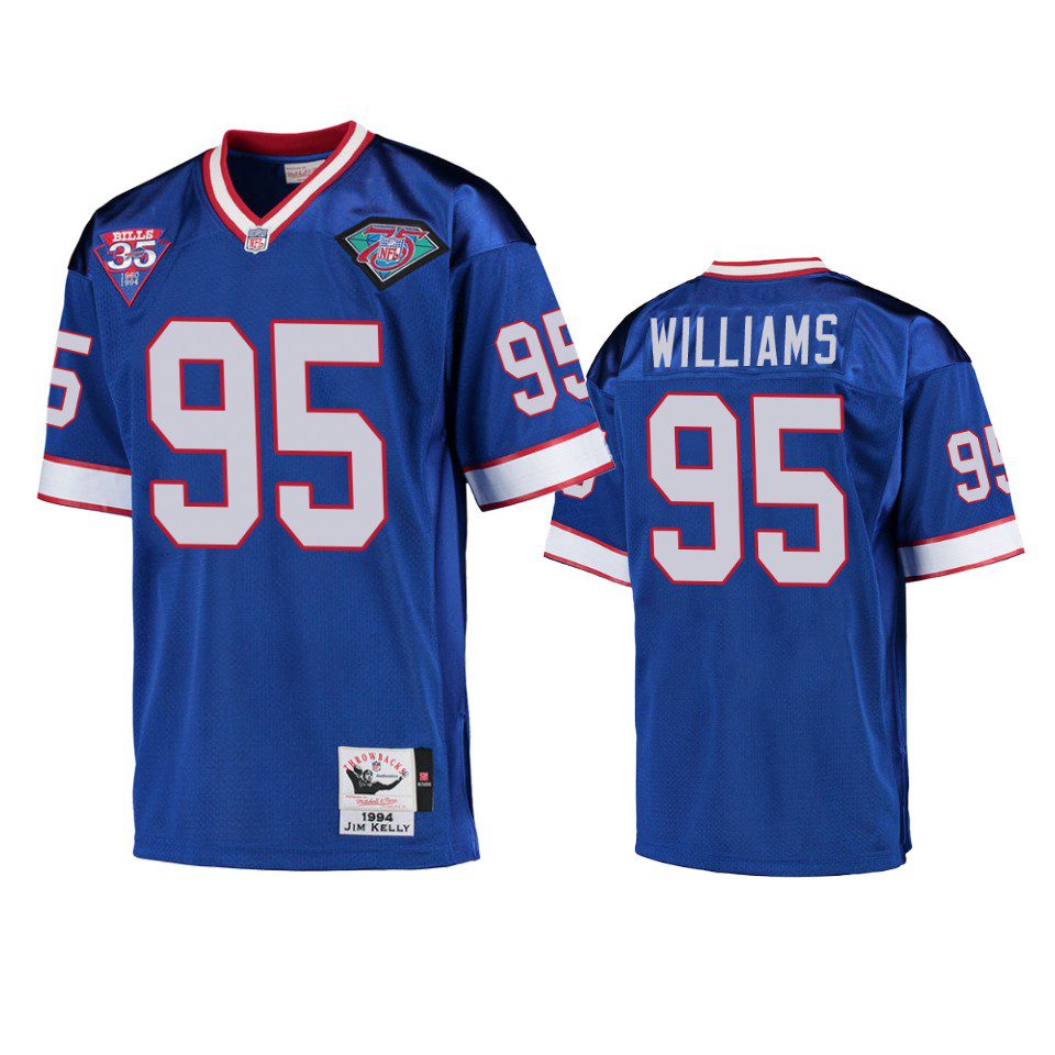 Buffalo Bills Kyle Williams Royal Vintage Replica Jersey - Men 1 men royal kyle williams jersey