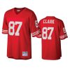 San Francisco 49ers Dwight Clark Scarlet Legacy Replica Jersey 2 mens 49ers dwight clark scarlet legacy replica jersey