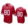 San Francisco 49ers Jerry Rice Scarlet Game Jersey 2 mens 49ers jerry rice scarlet game jersey