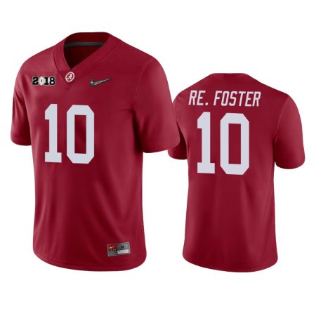 Alabama Crimson Tide Reuben Foster Crimson College Football 2018 Champ Jersey